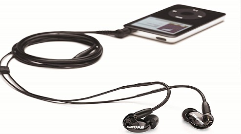 Shure SE215 in ear monitor
